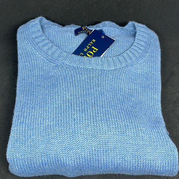 POLO RALPH LAUREN Men's Cotton Crewneck Sweater - Picture 1 of 8